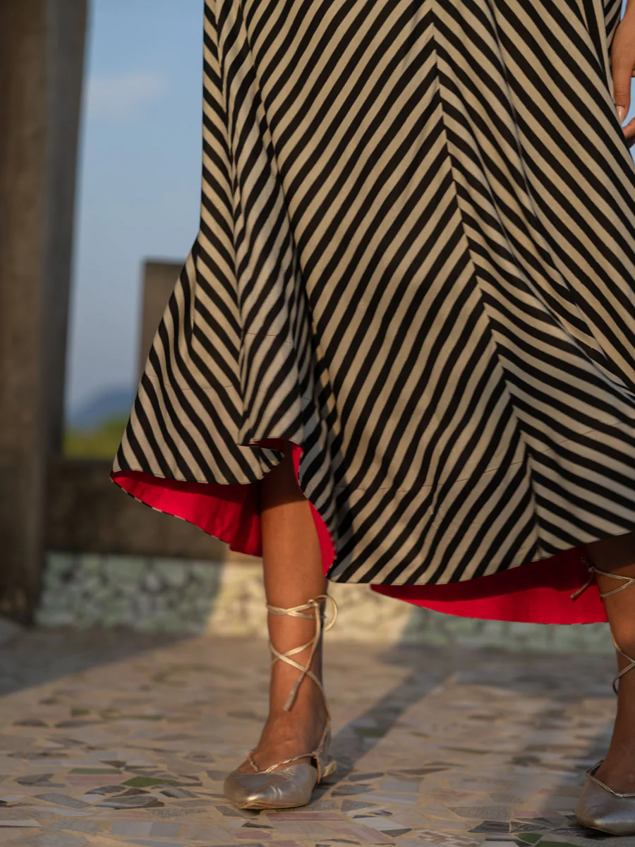 Robe longue en sergé Marrakech